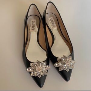 Badgley Mischka Black Flats